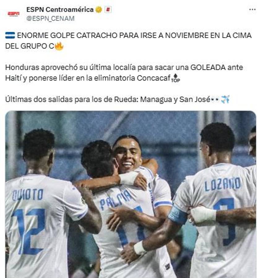 Honduras goleó a Haití y así reacciona la prensa: Chepe Bomba sorprende y afirman que la casa de la 'H' es Tegucigalpa