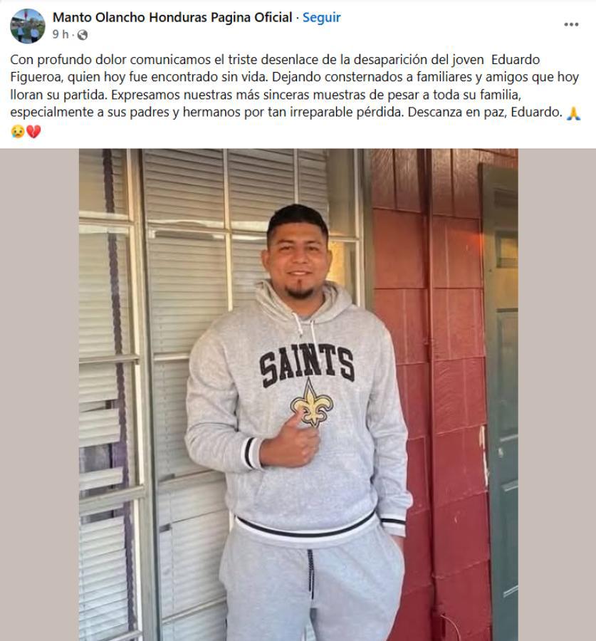 “Cierra las puertas”: así fue la última llamada del exjugador del Olancho FC que fue encontrado muerto en Estados Unidos