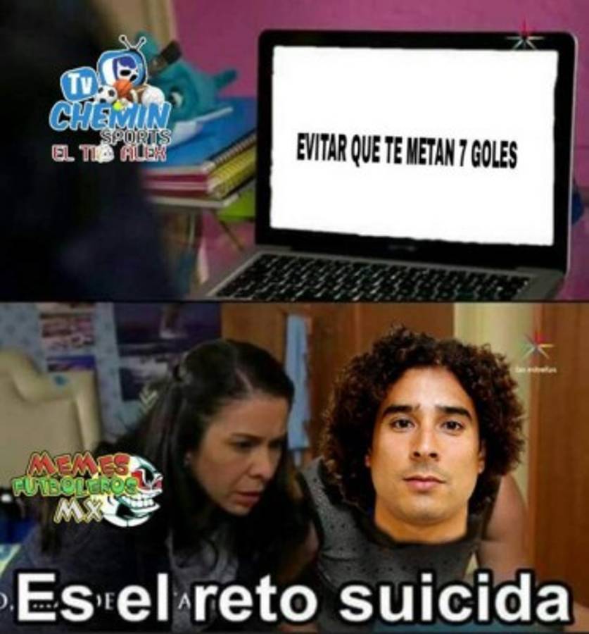 Chicharito y Ochoa protagonizan memes de la derrota de México ante Croacia