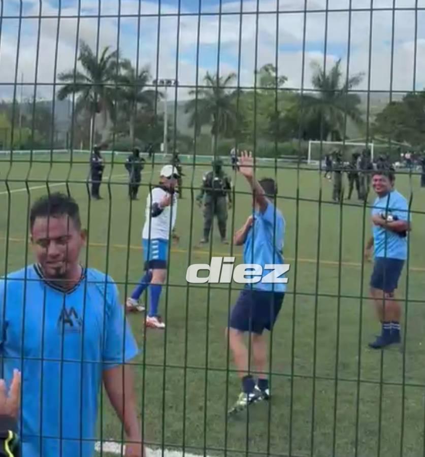 Óscar Pescado Bonilla reaparece jugando al fútbol: el exOlimpia impacta al quedar campeón de torneo en centro penal
