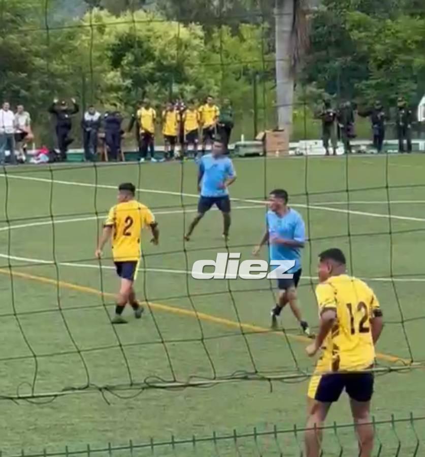 Óscar Pescado Bonilla reaparece jugando al fútbol: el exOlimpia impacta al quedar campeón de torneo en centro penal