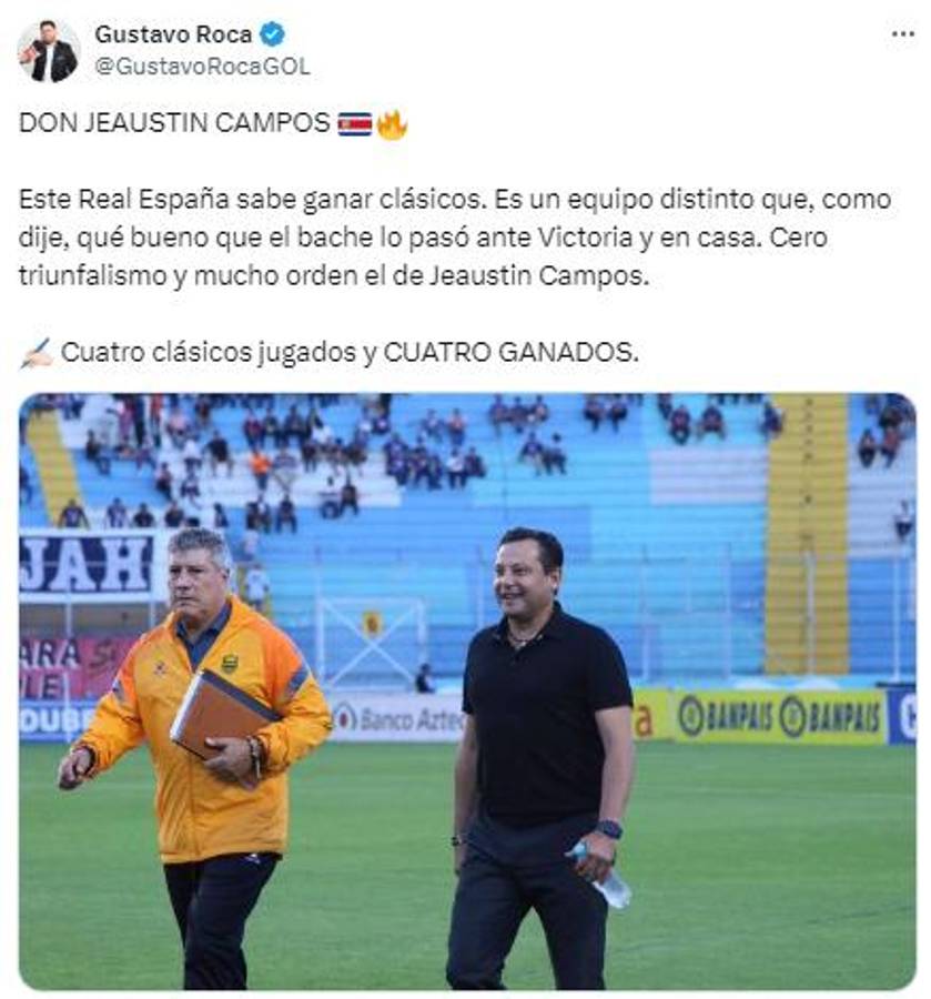 La prensa se rinde ante Real España tras humillar a Motagua y lo que dicen sobre Diego Vázquez: “Que continúe el circo”