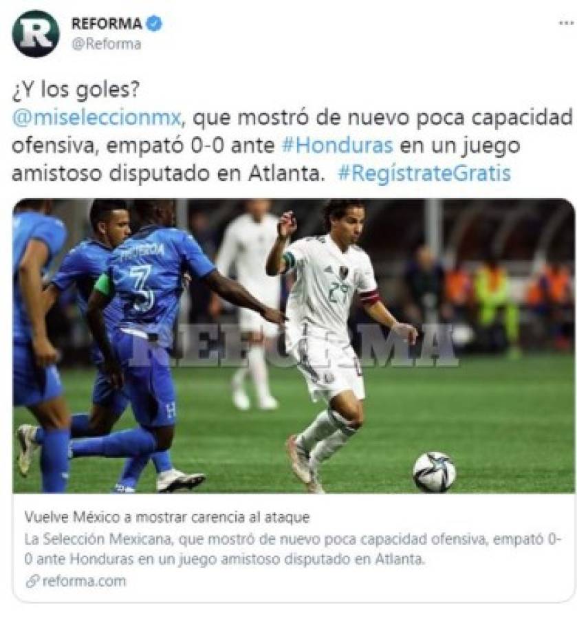 'Uno de los peores partidos': Medios y periodistas mexicanos atizan al Tri tras aburrir ante Honduras