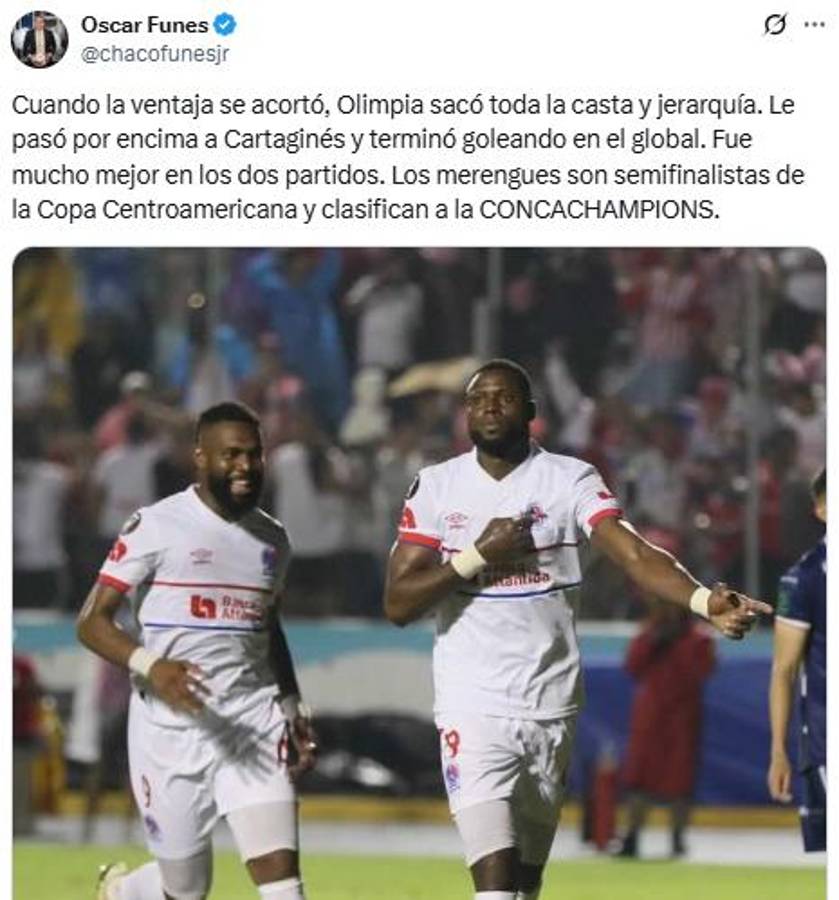 Prensa se rinde ante Olimpia por la clasificación y esto dicen en Costa Rica: El gigante vuelve a la fiesta; se cumplió lo previsto