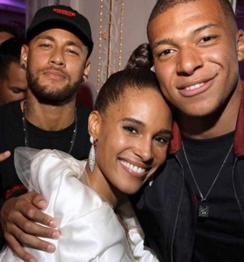 ¿Quién es ella? La gran fiesta de Neymar y Mbappé entre top models en París