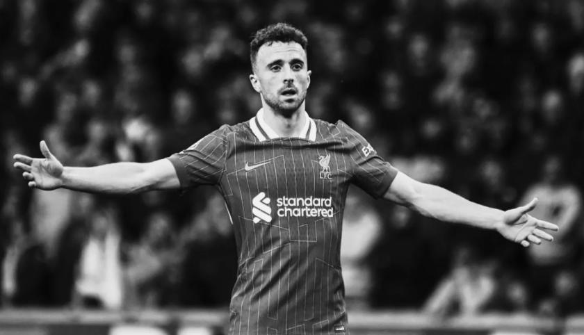 Luis Díaz recibe una ola de críticas: lo que estaba haciendo mientras el Liverpool despedía a Diogo Jota