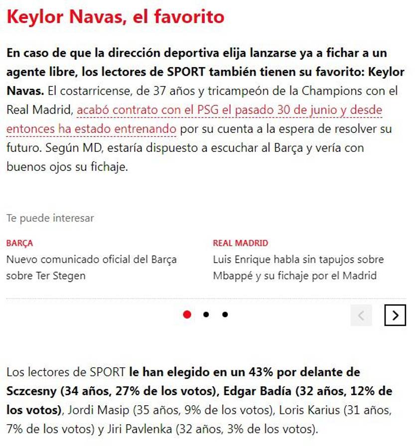 “Dispuesto a traicionar a Real Madrid” y “se deja querer”: Keylor Navas interesa al Barcelona y así reaccionó la prensa
