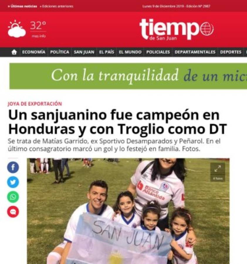 Así hablan los medios internacionales del título de Pedro Troglio con Olimpia