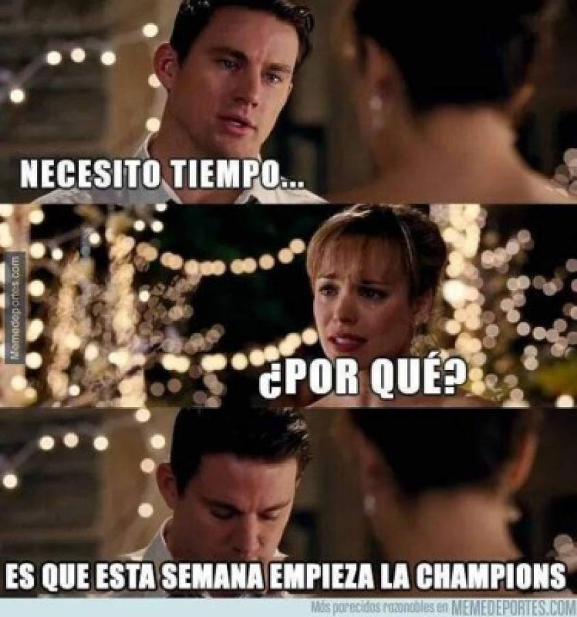 Los memes que calientan el inicio de la Champions con Madrid y Barca como protagonistas  