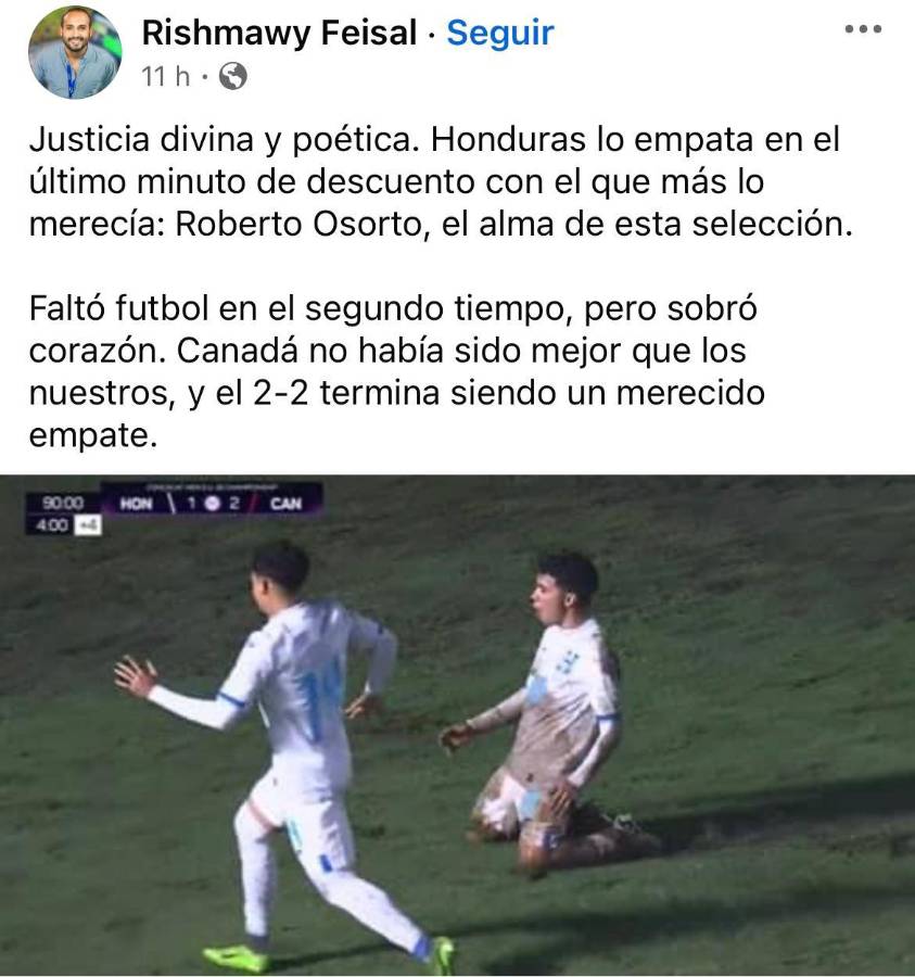 ”El mejor de Honduras”, “alma de la Selección”: Prensa se rinde ante Roberto Osorto tras ser héroe en el Premundial Sub-20