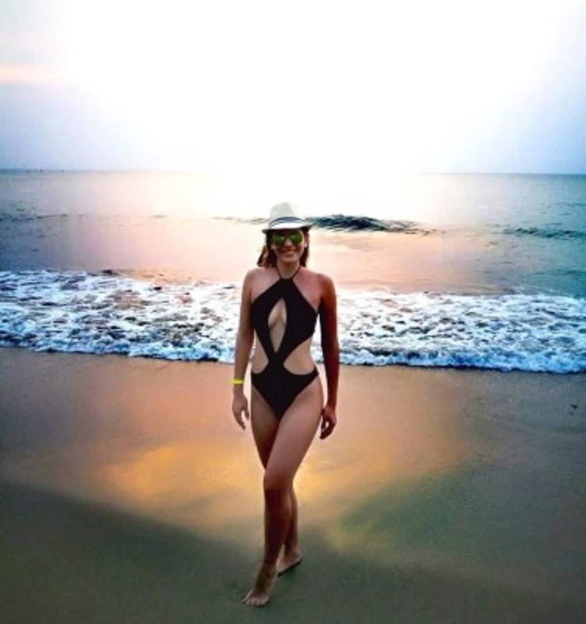 Melissa Valeriano es derroche sensualidad y belleza en la TV hondureña