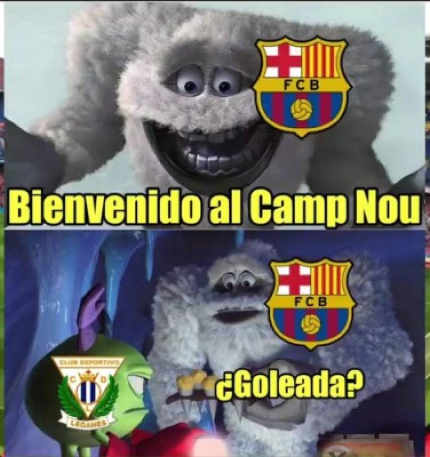 Memes: Hacen pedazos al Barcelona por dejar a Messi de suplente ante el Leganés