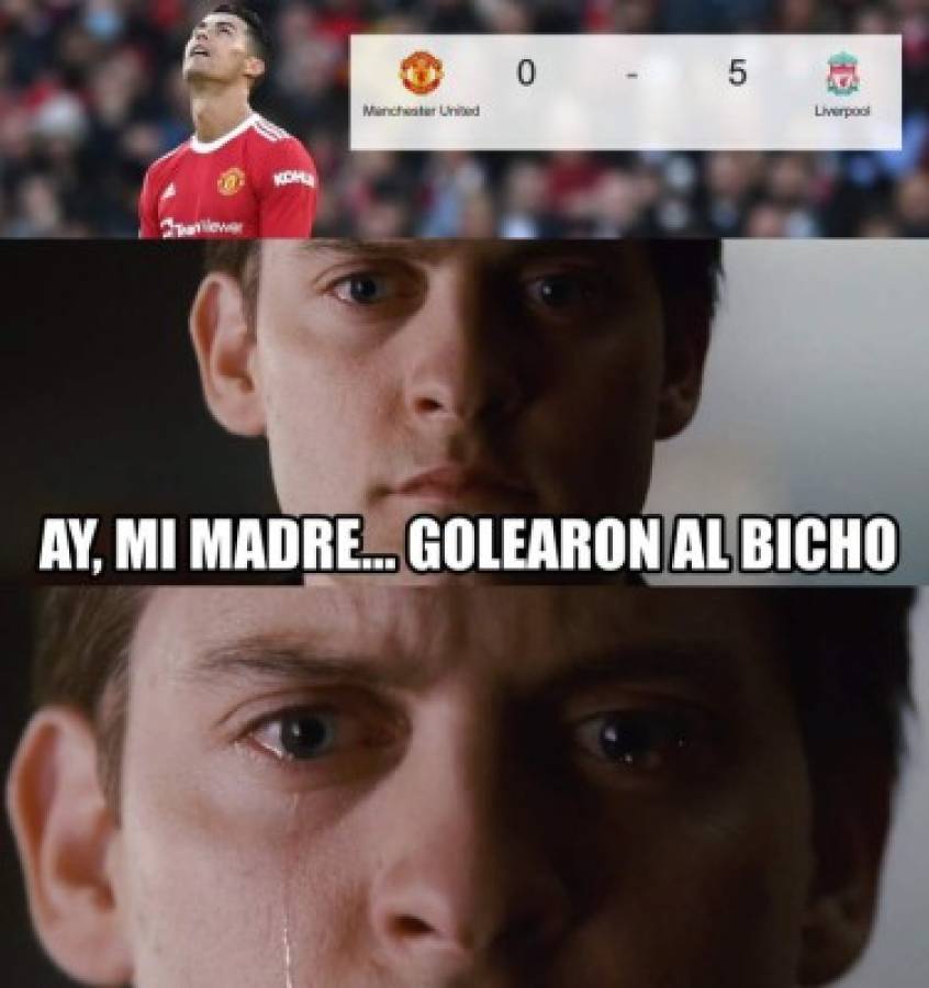 Para reír: Liverpool humilló al Manchester United y los memes revientan a Cristiano Ronaldo