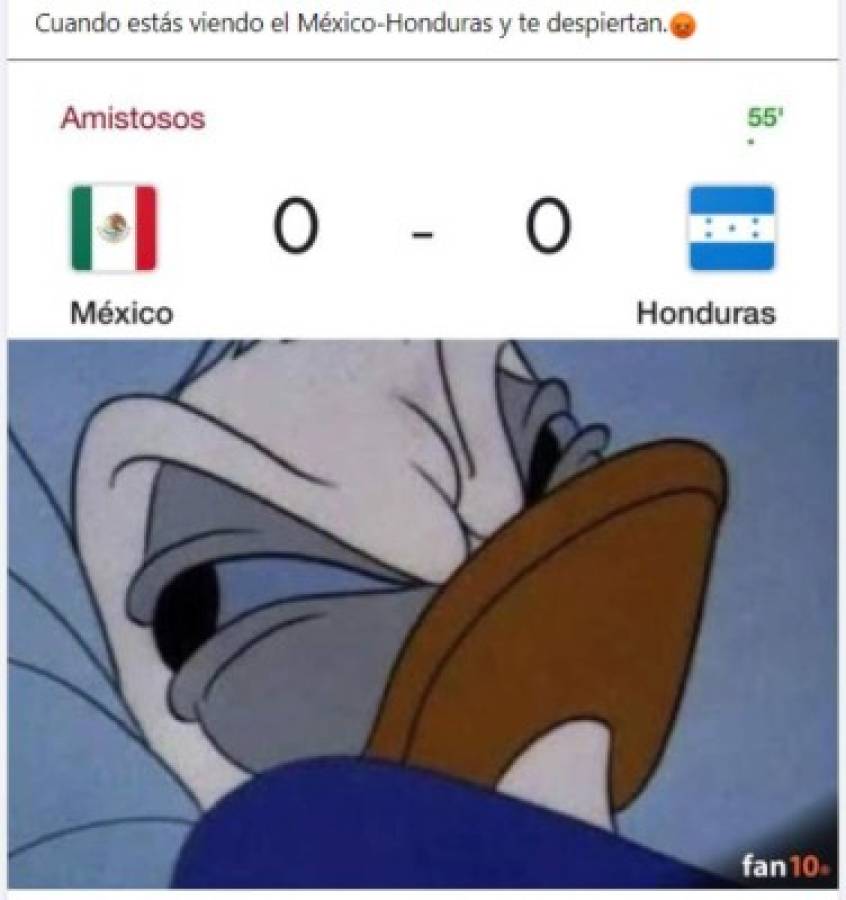 ¡Se durmieron! Las redes explotan con divertidos memes por el empate de Honduras ante México