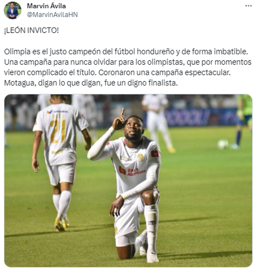 Rendidos ante el León: periodistas reaccionan por el título invicto de Olimpia y esto dicen sobre Motagua