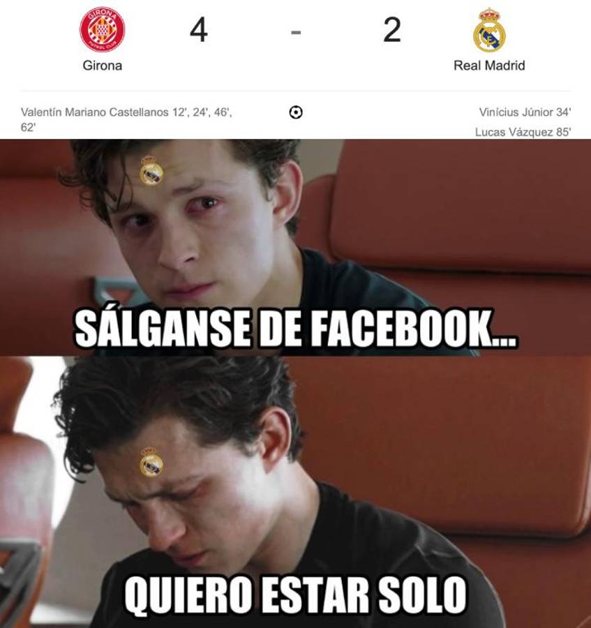 Los memes destrozan al Real Madrid luego de ser humillados por Girona y Taty Castellanos en la Liga Española