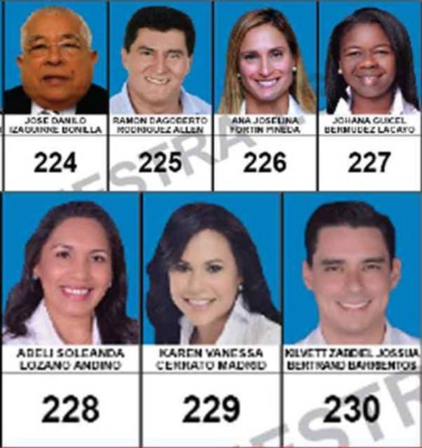 Especial elecciones Honduras 2017: Los candidatos a diputados por Francisco Morazán