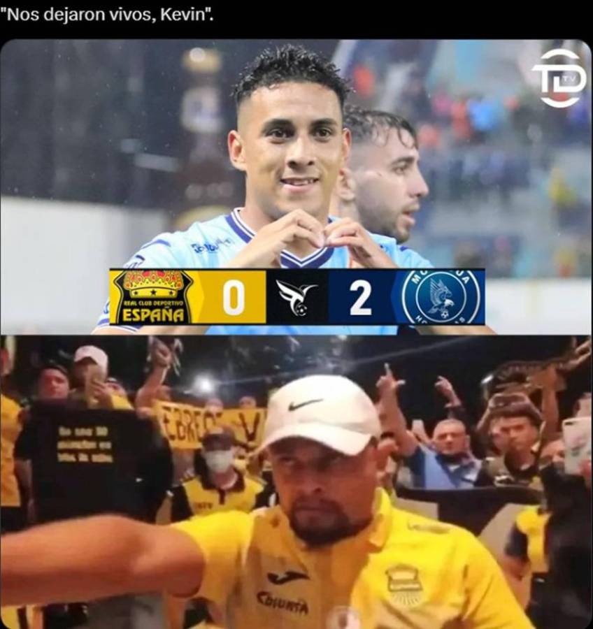 Del “nos dejaron vivos” a “otro proceso más”: los duros memes contra Real España tras perder en semifinales contra Motagua