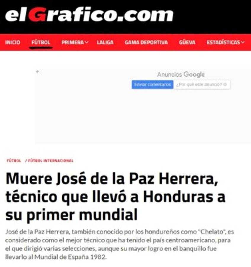 Impacto mundial por la muerte de Chelato Uclés: Lo que dicen los medios internacionales