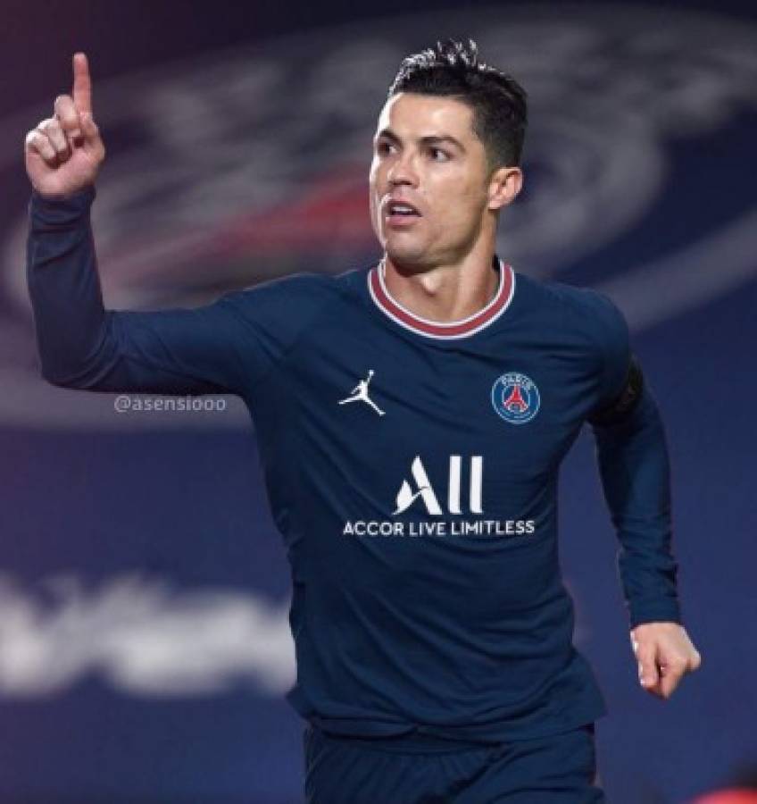Será el mejor equipo del mundo: El poderoso 11 del PSG en 2022 con Cristiano Ronaldo y Messi
