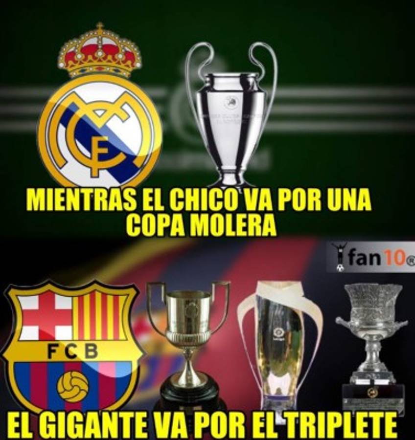 ¡Despedazan al Real Madrid con divertidos memes por el título de liga del Barcelona!