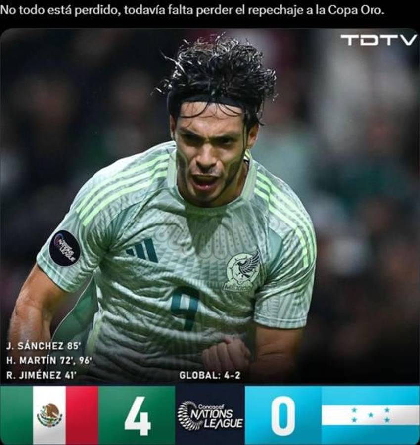 Los jocosos memes que hacen víctima a Honduras tras la fea eliminación contra México y señalan al culpable