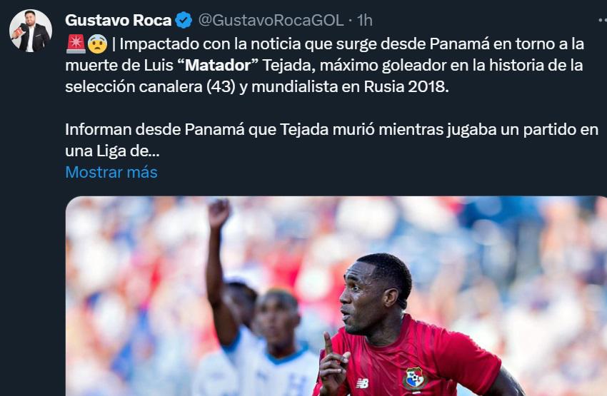 “Vuela alto, Matador”: El mundo del fútbol llora la muerte de Luis Tejada, mundialista con Panamá en Rusia 2018