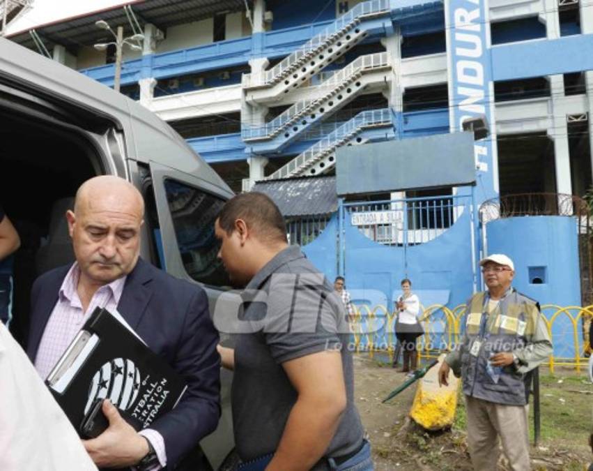 Comitiva australiana inspecciona San Pedro Sula previo al repechaje ante Honduras