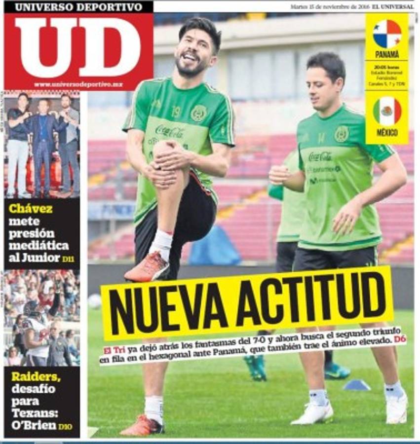 Fotos: Guerra de portadas en México y Panamá previo al choque de hoy