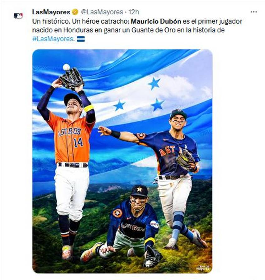 Los Astros de Houston y la prensa hondureña se rinde ante Mauricio Dubón: “Es nuestro The Best”
