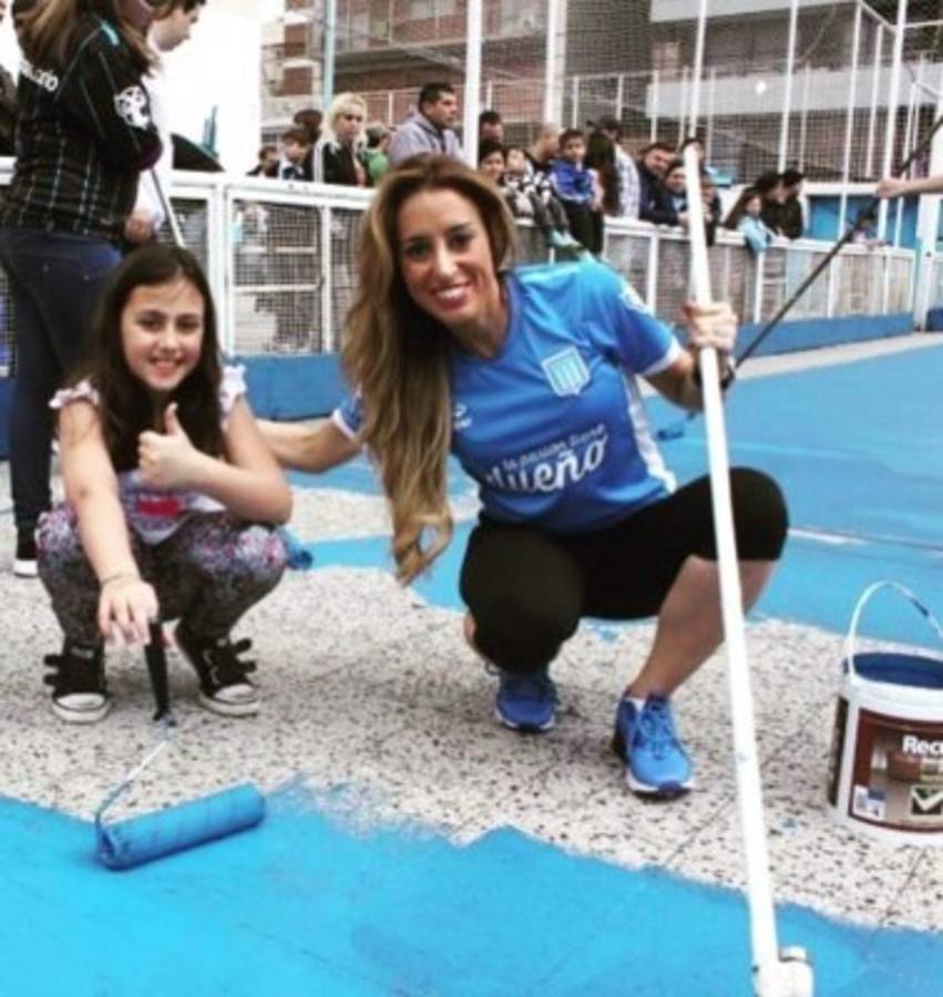 Bárbara Blanco, la hermosura que piden para la presidencia del Rácing