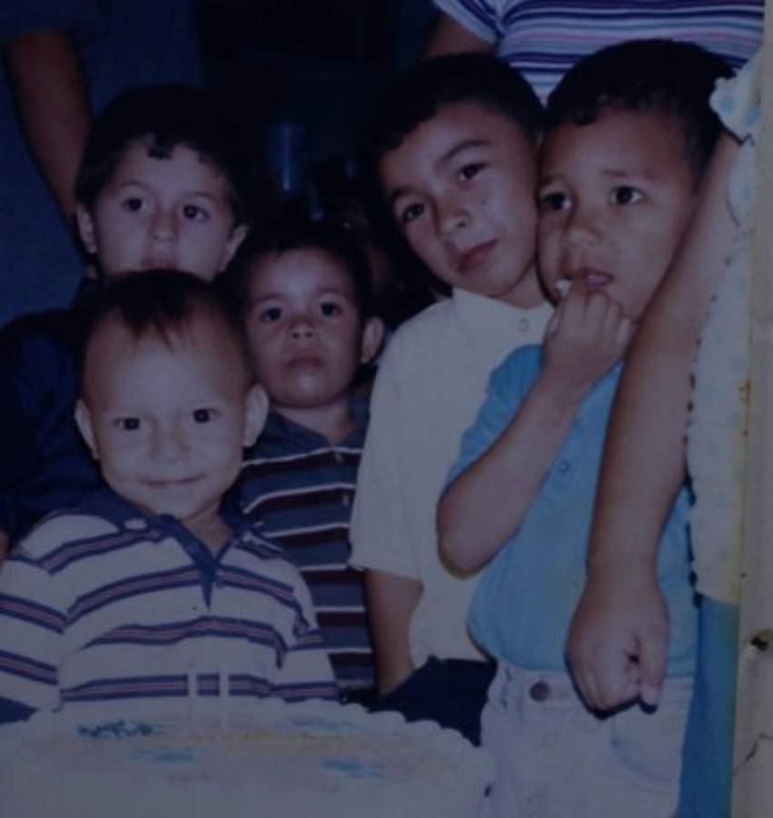 FOTOS: El álbum de la infancia de Danny Acosta en Honduras