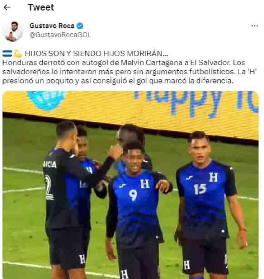“Diego la tiene clara”, “Son hijos y así morirán”: La reacción de la prensa tras la victoria de Honduras sobre El Salvador