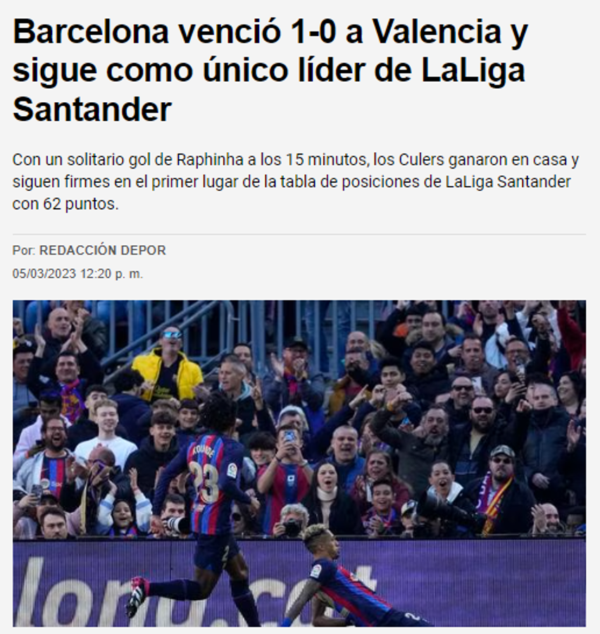 Así amanece la prensa española tras el polémico triunfo del Barcelona: “Robo, VARgüenza, el árbitro no quiso pitar un penal clarísimo”