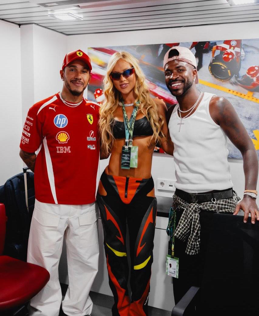 Virginia Fonseca, novia de Vinicius impacta en el Gran Premio de Madrid F1