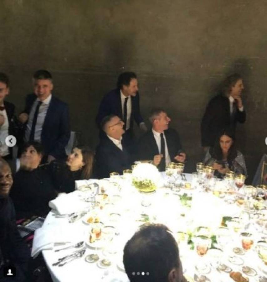 ¡De lujo! David Suazo junto a Icardi en la fiesta de Navidad del Inter de Milán