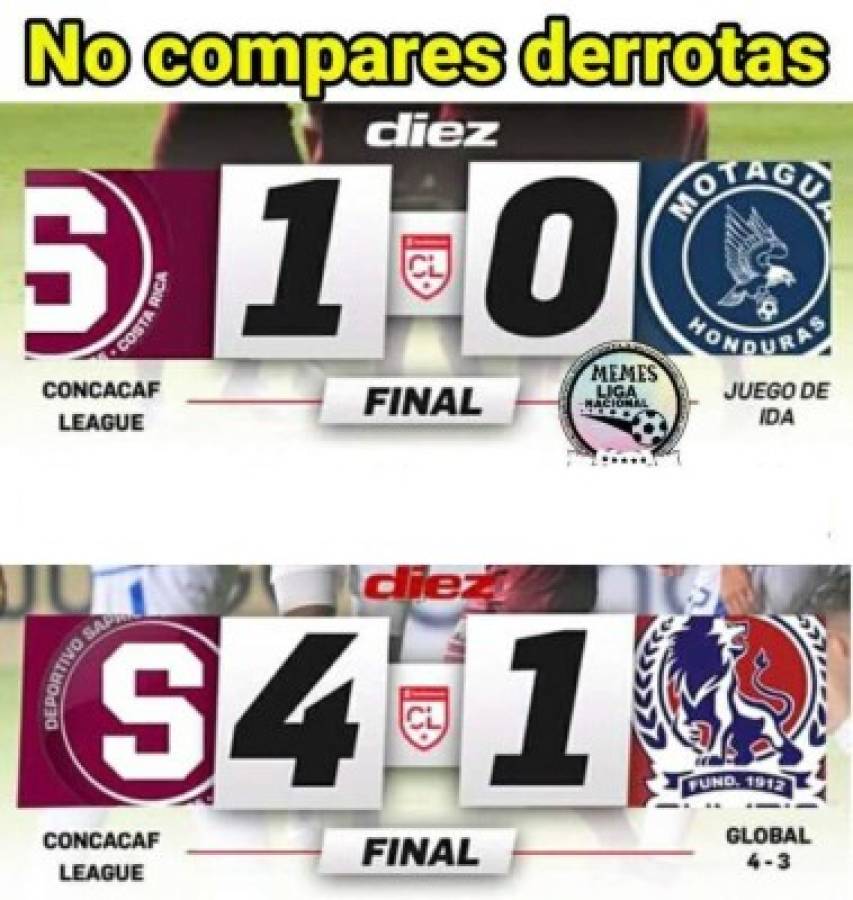 Los otros memes que liquidan a Motagua por perder contra Saprissa en la Liga Concacaf