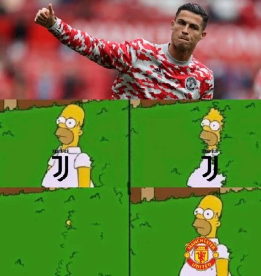 Cristiano Ronaldo hizo doblete con el United y estos son los mejores memes de su debut; Messi protagonista