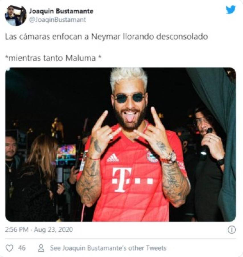 Los memes destrozan a Neymar, Mbappé y al PSG tras perder la final de la Champions League