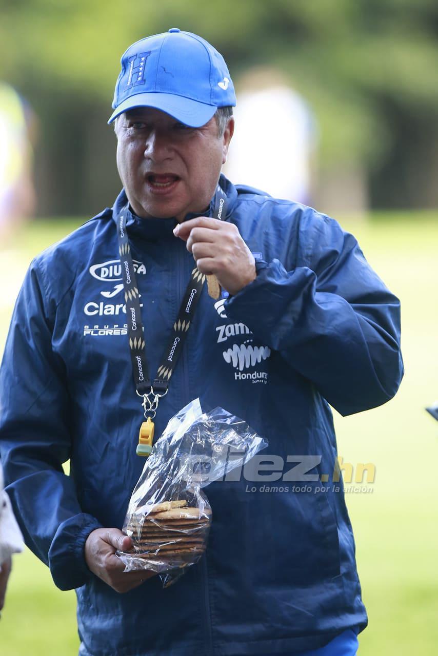 El Bolillo comiendo pan y se aclara la relación entre los porteros: el entreno de Honduras antes de medirse a Colombia