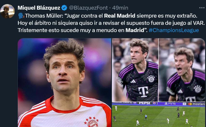 “Robo” “¿por qué soy Barcelona?”: Cristóbal Soria y la prensa internacional estalla tras el triunfo del Real Madrid vs Bayern