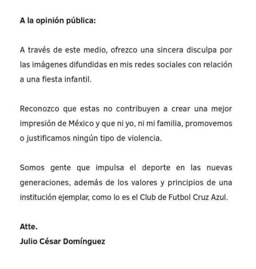 Polémica: Jugador de Cruz Azul festeja cumpleaños de su hijo con temática del narcotraficante “Chapo” Guzmán