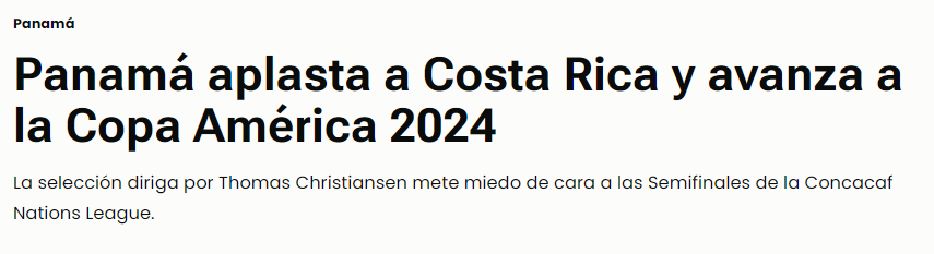 Panamá hizo trizas a Costa Rica y así reaccionó la prensa: “Dan lástima”, “ultrajada histórica” y “monumental humillada”