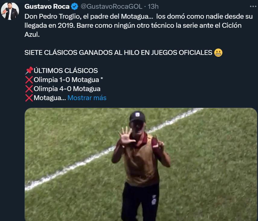 “Troglio, el padre de Motagua”, “Olimpia sigue mandando”: La reacción de la prensa tras el séptimo triunfo consecutivo del león