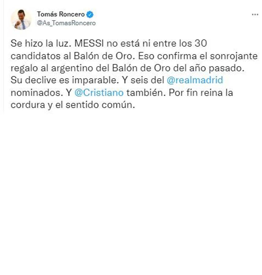 “Su declive es imparable, se hizo la luz”: Así reaccionó la prensa luego de que Messi quedó fuera del Balón de Oro 2022