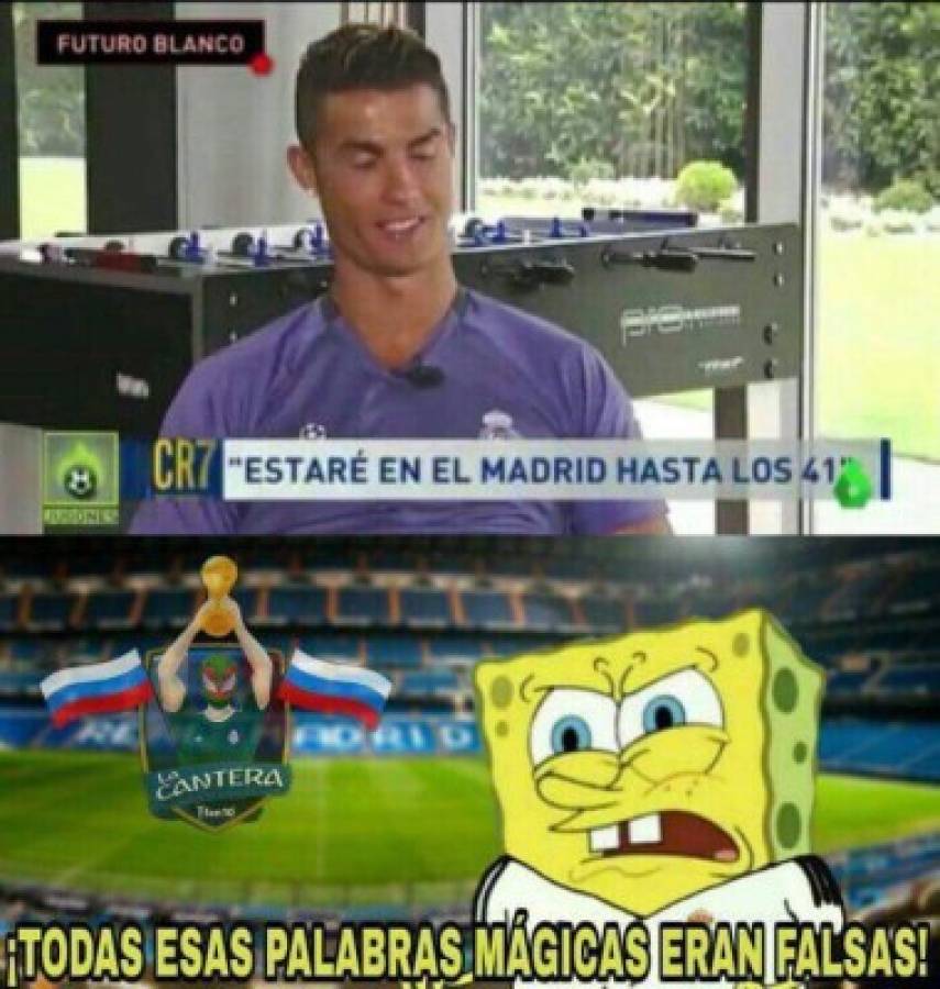 Los otros memes que no has visto de Cristiano Ronaldo y su adiós del Real Madrid