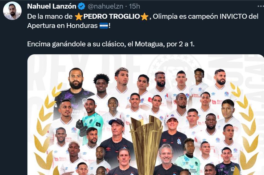Prensa internacional se rinde ante el Olimpia de Troglio: “Leyenda total”, “No para de dar vueltas”
