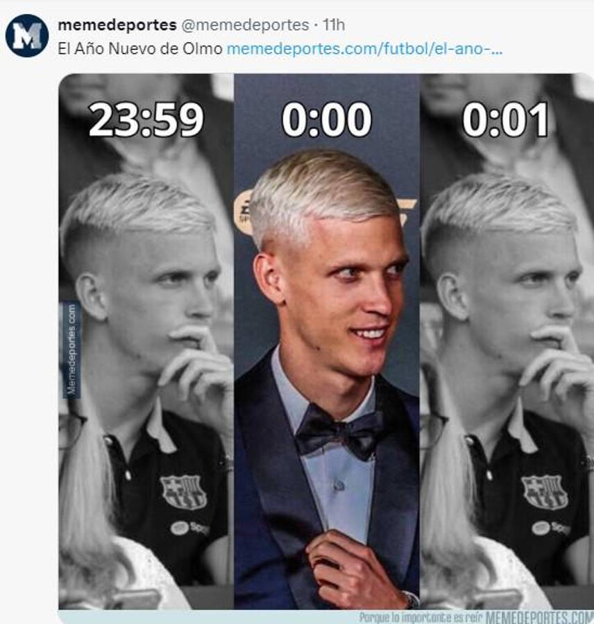 Barcelona no pudo inscribir en LaLiga a Dani Olmo y los memes destrozan a Joan Laporta y al club azulgrana