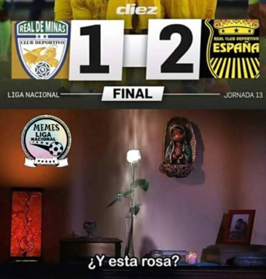 Los memes destrozan al Motagua tras caer en el clásico ante Olimpia en Comayagua