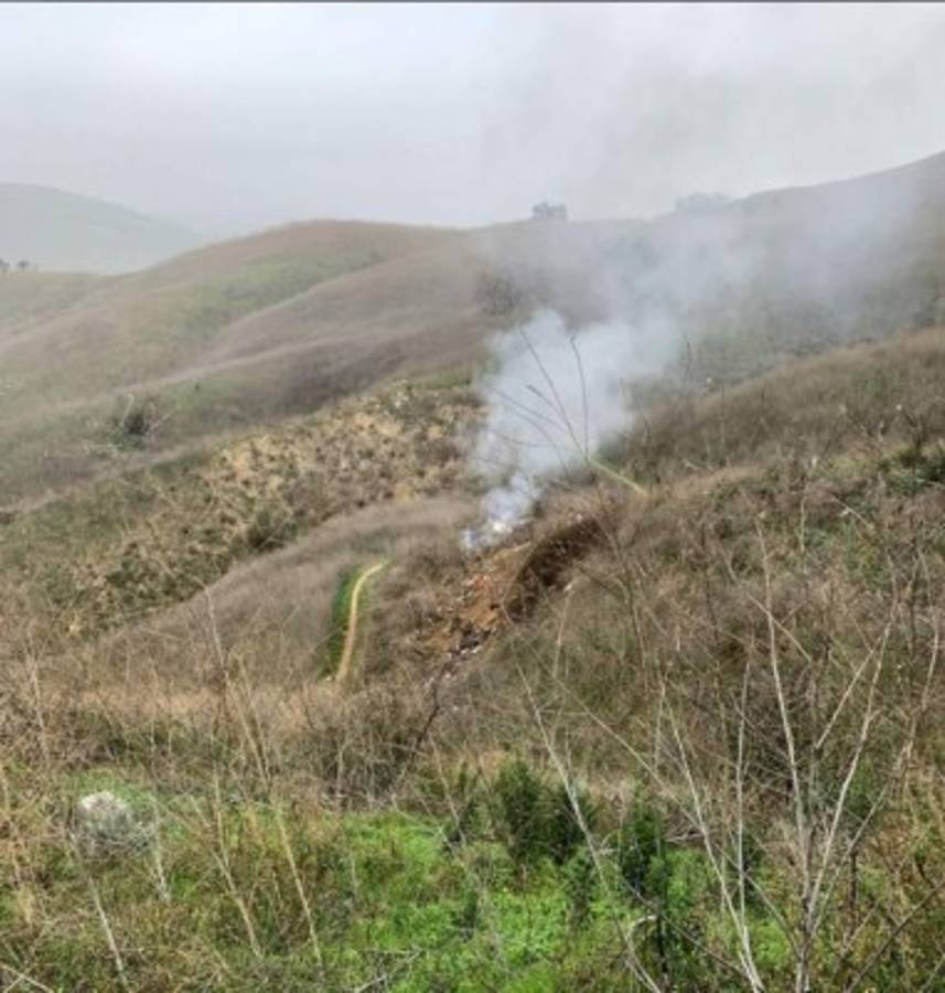 Las primeras imágenes del momento cuando se estrella el helicóptero de Kobe Bryant